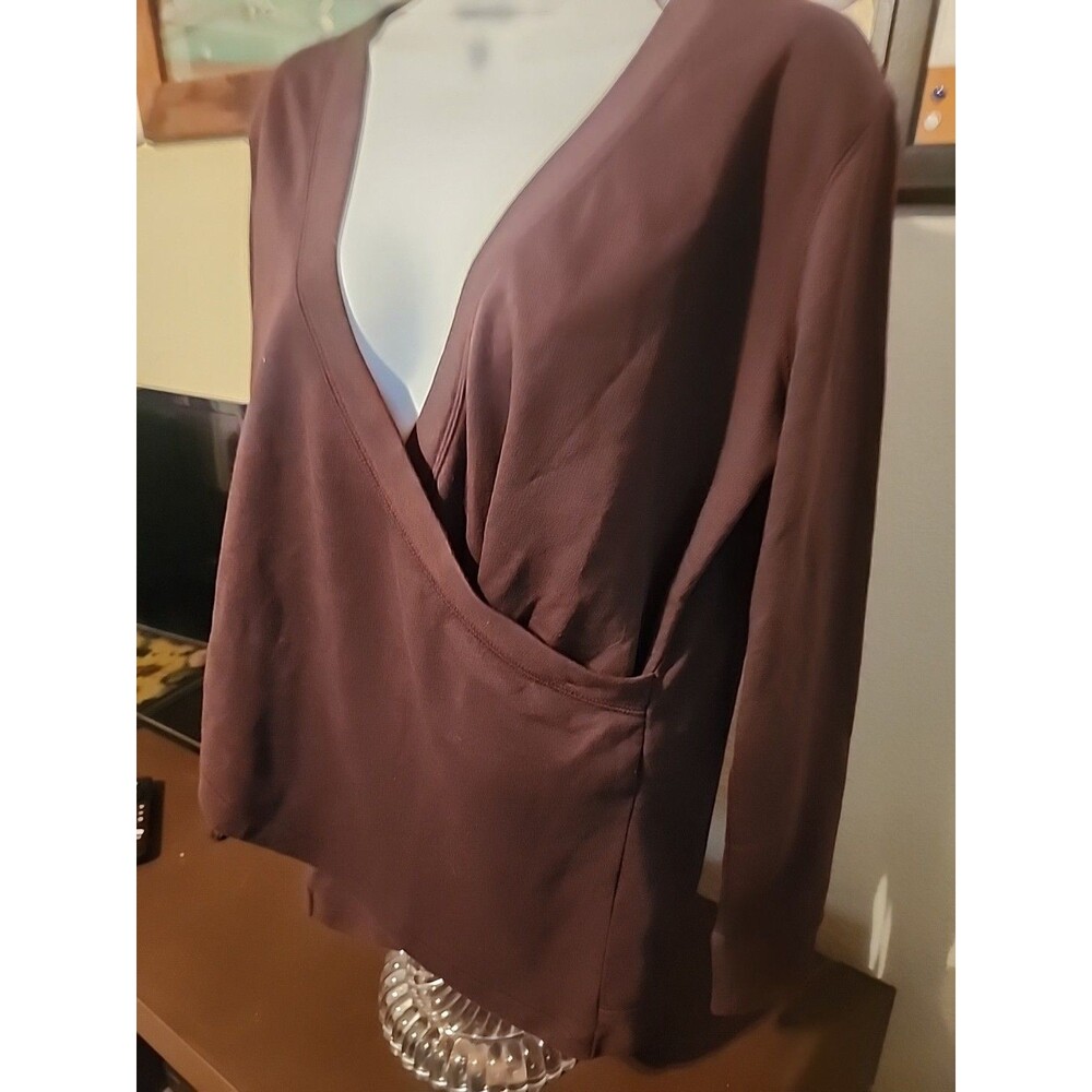 Old Navy Maroon Sweater Womens Size M Burgundy Knit Pullover Long Sleeve Soft - Picture 3 of 7
